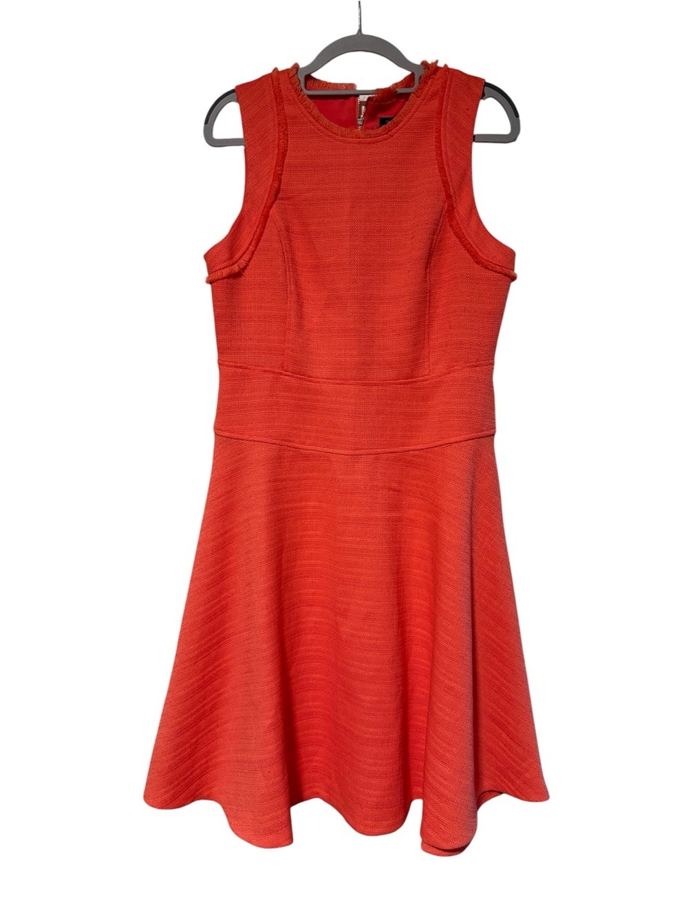 Tommy Hilfiger Red Sleeveless A-Line Midi Dress